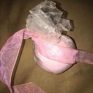 Pink bath bomb